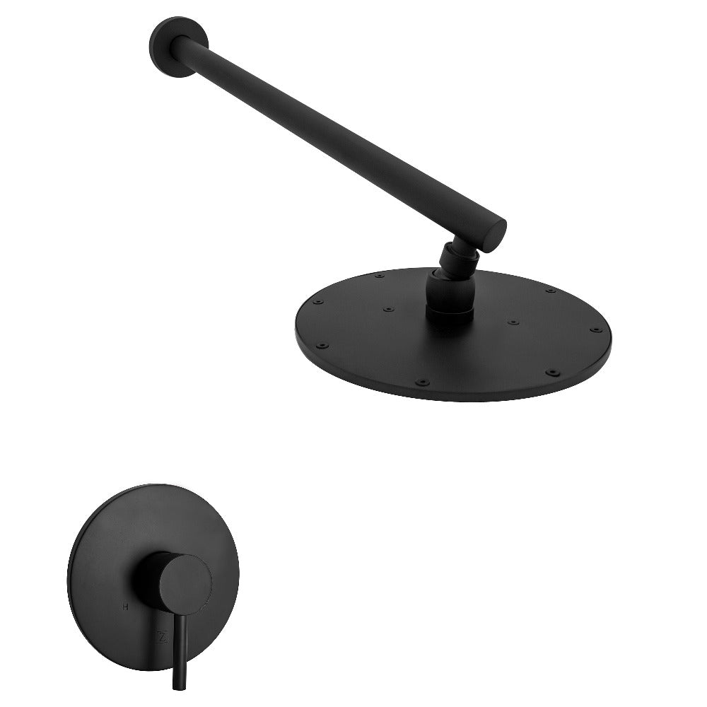 ZLINE El Dorado Rain Shower Faucet in Matte Black (ELD-SHF-MB) 