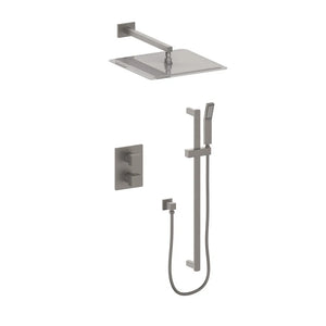 ZLINE Crystal Bay Thermostatic Shower System in Brushed Nickel (CBY-SHS-T2-BN) main image.