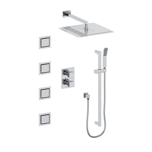 ZLINE Crystal Bay Thermostatic Shower System with Body Jets in Chrome (CBY-SHS-T3-CH) main image.