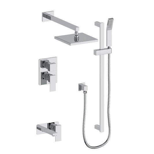 ZLINE Bliss Shower System with 12" Oversized Shower Head in Chrome (BLS-SHS12-CH)