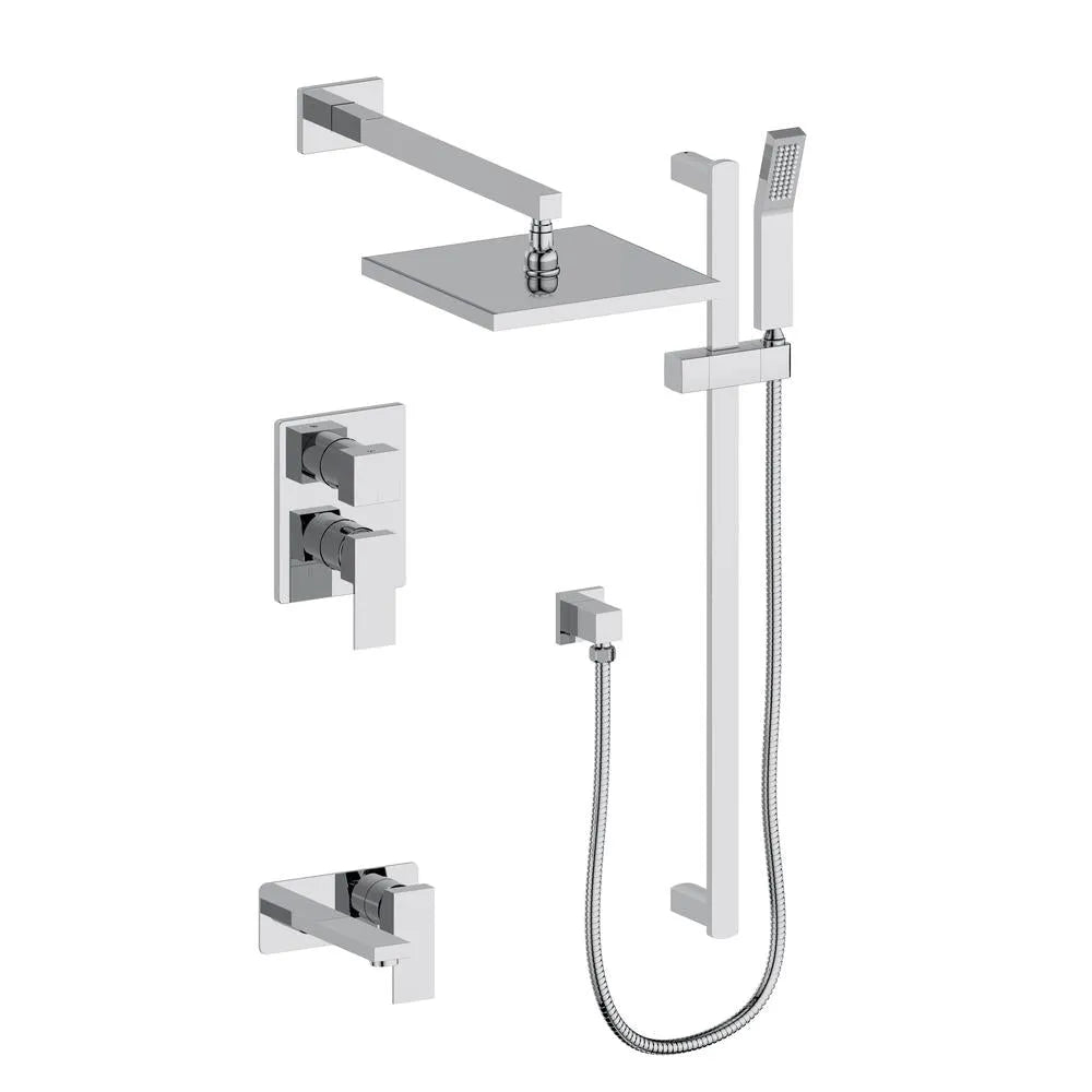 ZLINE Bliss Rainfall Shower System with 16 in. Oversized Shower Head in Chrome (BLS-SHS16-CH) main image.