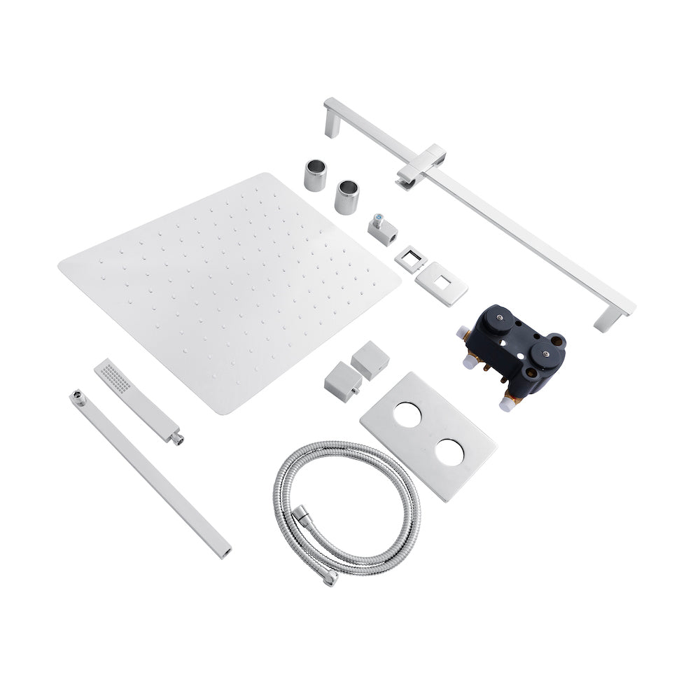 Z Line Shower System Crystal Bay Thermostatic Shower System in Chrome (CBY-SHS-T2-CH ...