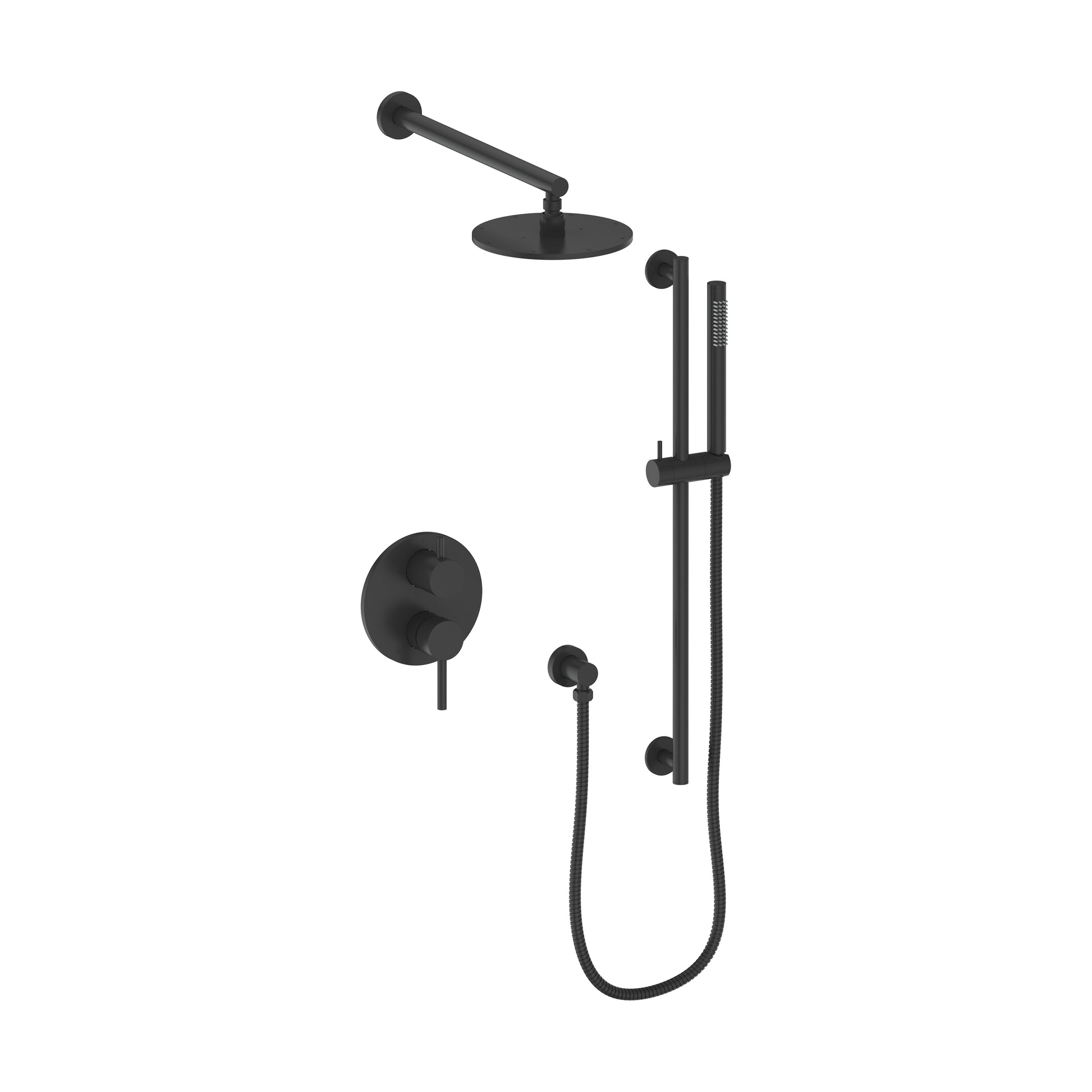 ZLINE El Dorado Rainfall Shower System in Matte Black (ELD-SHS-MB)