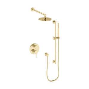 ZLINE Autograph Edition El Dorado Rainfall Shower System in Polished Gold (ELD-SHS-PG) main image.