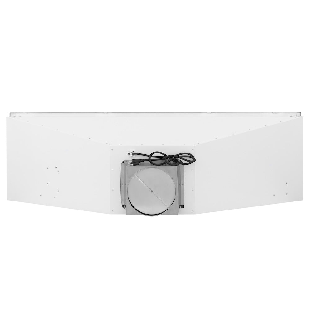 ZLINE 52 in. Ducted Wall Mount Range Hood Insert in Stainless Steel (698-52) top.