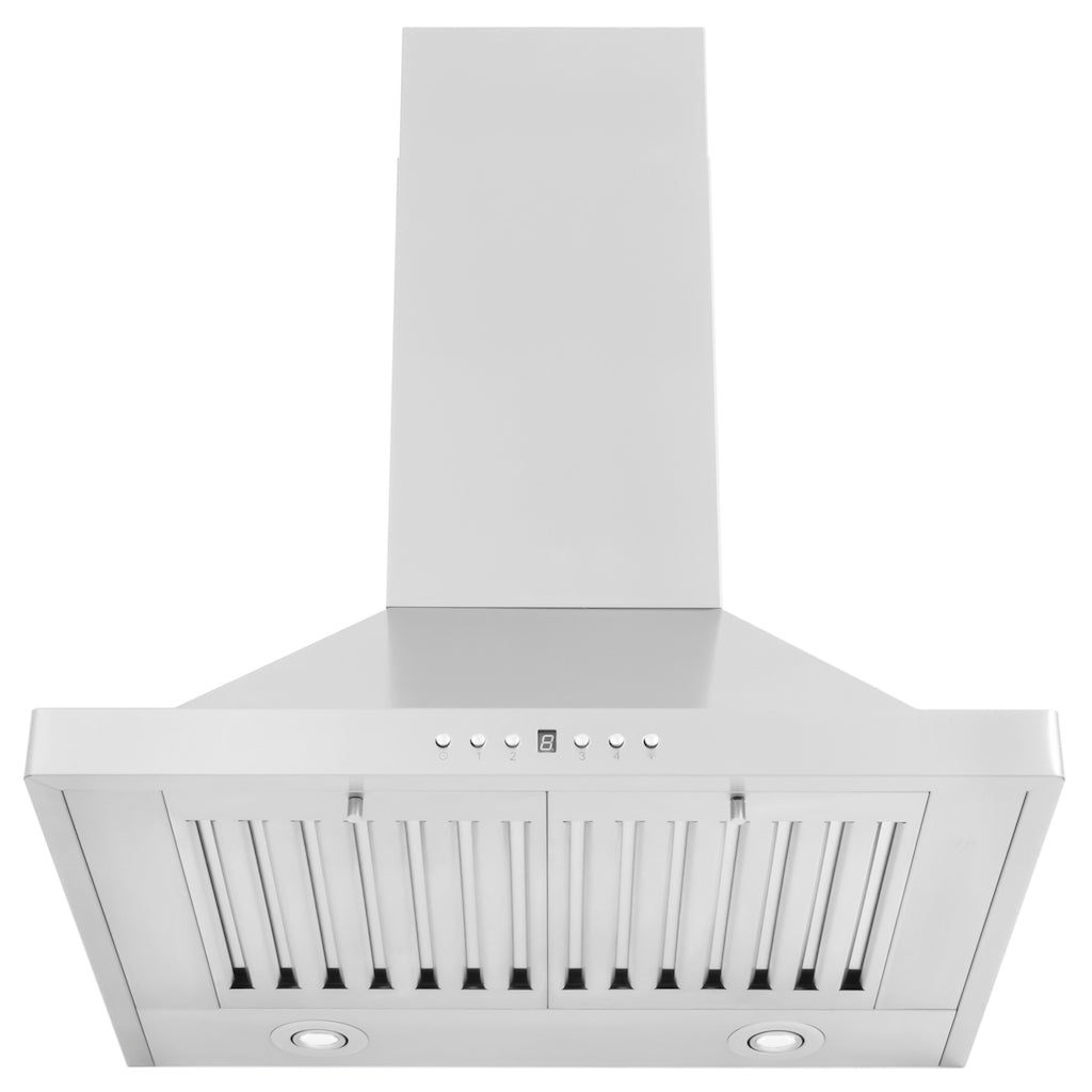 ZLINE 24-inch Convertible Vent Wall Mount Range Hood in Stainless Steel (KB-24) front under