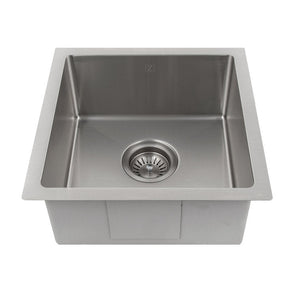 ZLINE Boreal 15 in. Undermount Single Bowl Stainless Steel Bar Kitchen Sink (SUS-15) front.