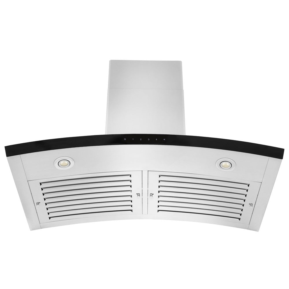 ZLINE 36 in. Convertible Vent Wall Mount Range Hood in Stainless Steel (KN6-36) under.
