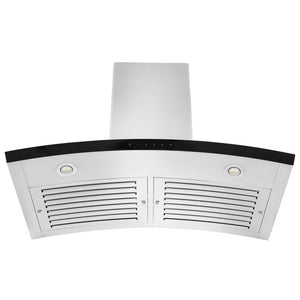 ZLINE 36 in. Convertible Vent Wall Mount Range Hood in Stainless Steel (KN6-36) under.