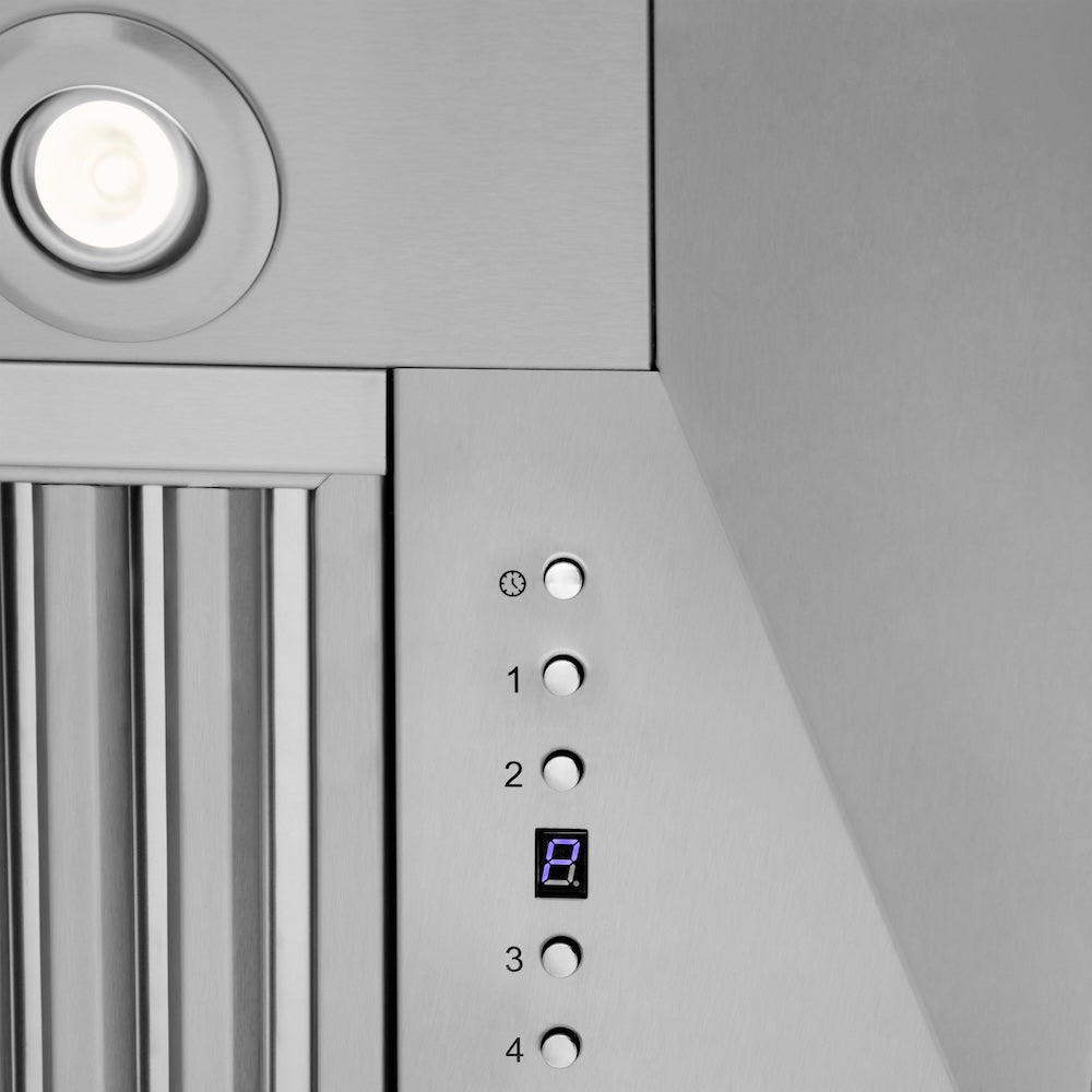 ZLINE 36 in. Professional Convertible Vent Wall Mount Range Hood in Stainless Steel (597-36)