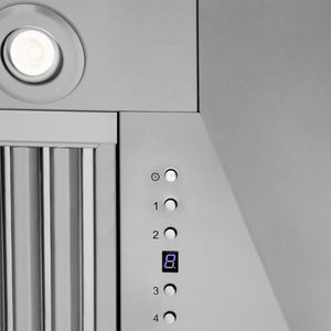 ZLINE 36 in. Professional Convertible Vent Wall Mount Range Hood in Stainless Steel (597-36)