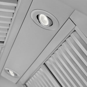 ZLINE 36 in. Professional Convertible Vent Wall Mount Range Hood in Stainless Steel (597-36)
