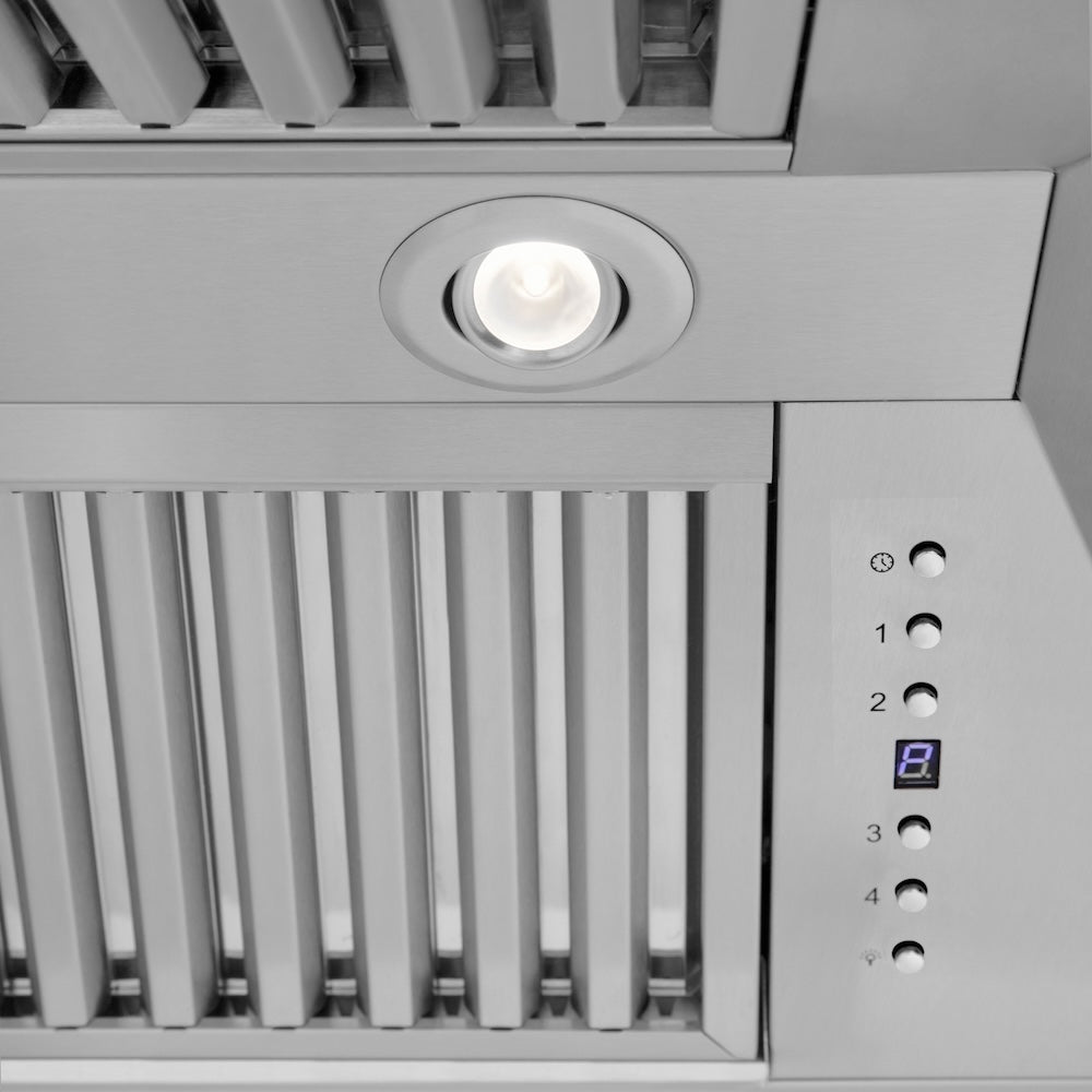 ZLINE 36 in. Professional Convertible Vent Wall Mount Range Hood in Stainless Steel (597-36)