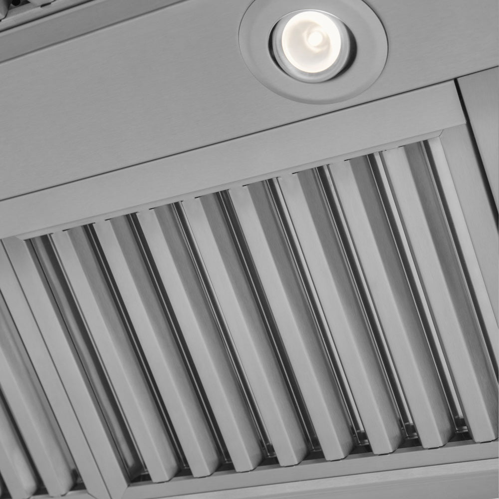 ZLINE 36 in. Professional Convertible Vent Wall Mount Range Hood in Stainless Steel (597-36)