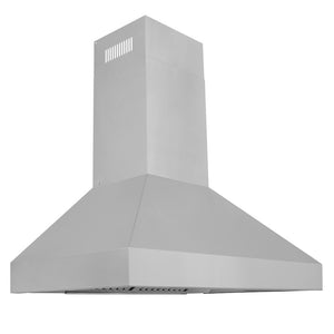 ZLINE 36 in. Professional Convertible Vent Wall Mount Range Hood in Stainless Steel (597-36)
