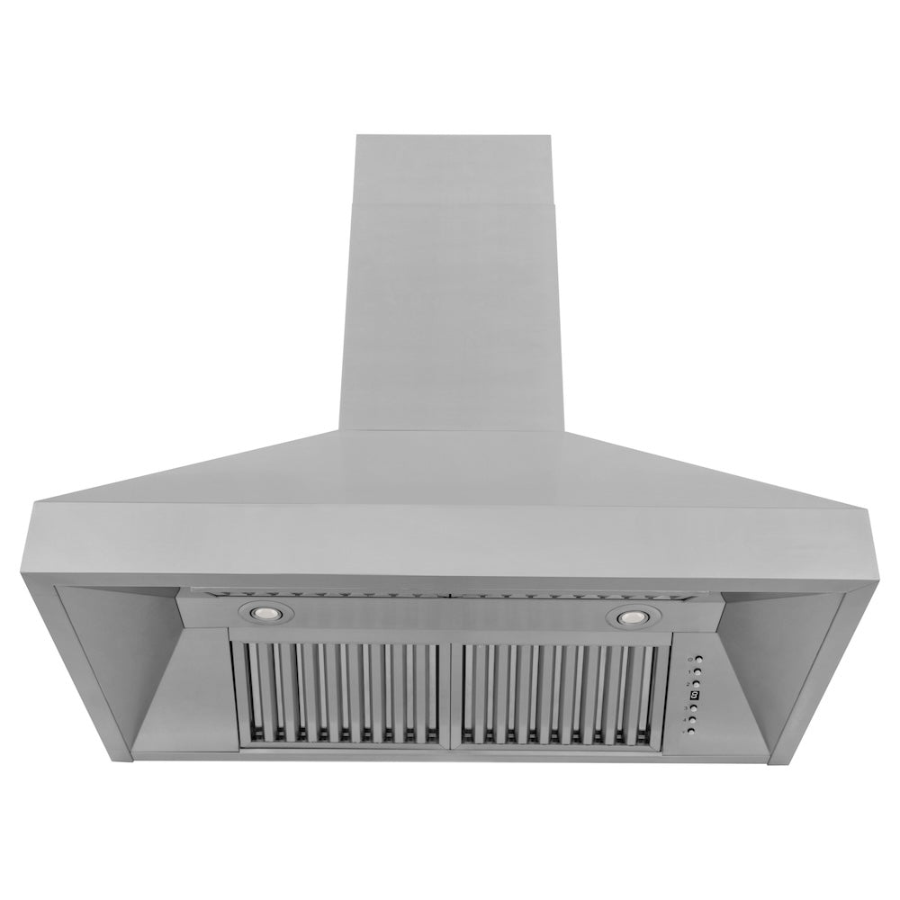 ZLINE 36 in. Professional Convertible Vent Wall Mount Range Hood in Stainless Steel (597-36) under.