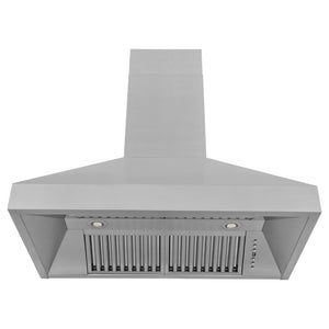 ZLINE 36 in. Professional Convertible Vent Wall Mount Range Hood in Stainless Steel (597-36) under.