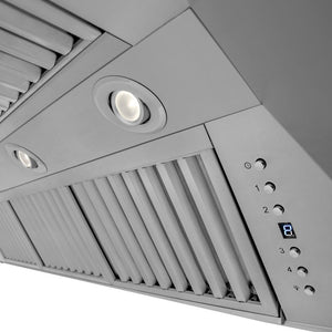 ZLINE 48 in. Professional Convertible Vent Wall Mount Range Hood in Stainless Steel (597-48)