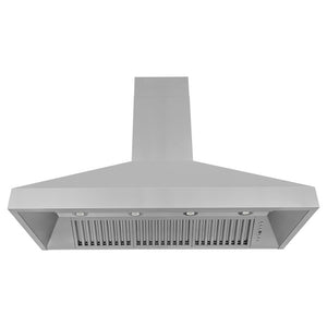 ZLINE 48 in. Professional Convertible Vent Wall Mount Range Hood in Stainless Steel (597-48) under.