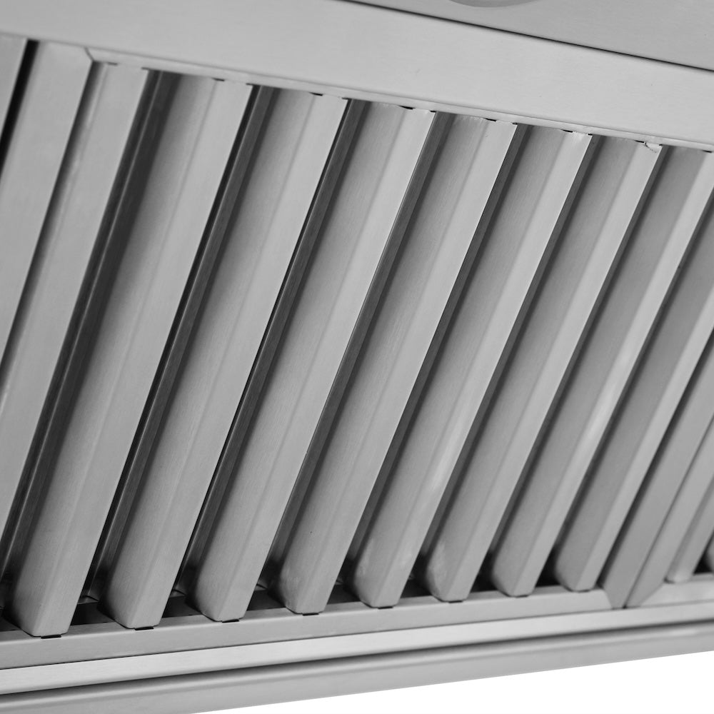 ZLINE 60 in. Professional Convertible Vent Wall Mount Range Hood in Stainless Steel (597-60)