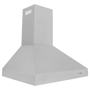 ZLINE 30 in. Professional Convertible Vent Wall Mount Range Hood in Stainless Steel (697-30)