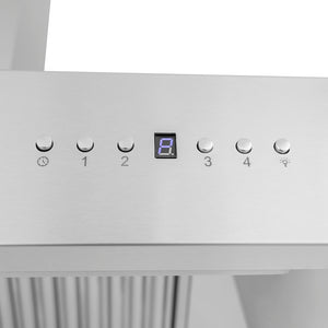 ZLINE 54 in. Ducted Wall Mount Range Hood in Outdoor Approved Stainless Steel (697-304-54)