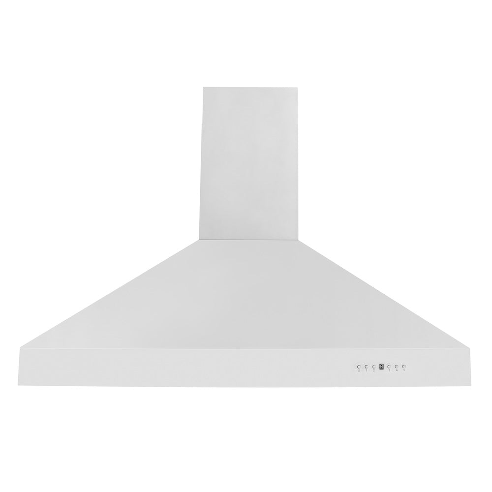 ZLINE 54 in. Ducted Wall Mount Range Hood in Outdoor Approved Stainless Steel (697-304-54) front.