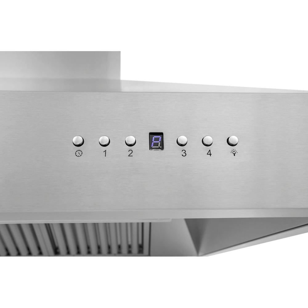 ZLINE 36 in. Professional Ducted Wall Mount Range Hood in Stainless Steel (697-36)