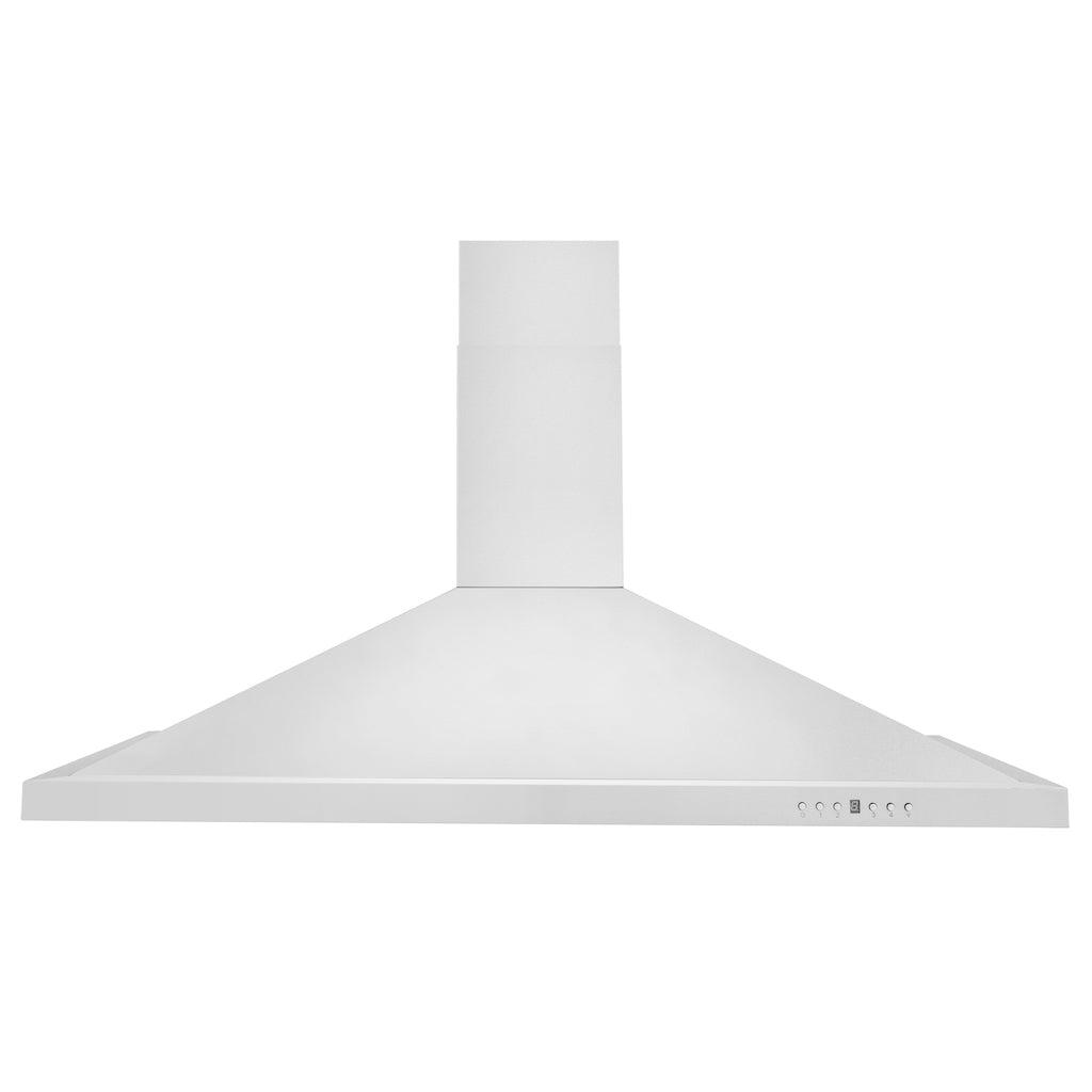 ZLINE 48-inch Convertible Vent Wall Mount Range Hood in Stainless Steel (KB-48) front.