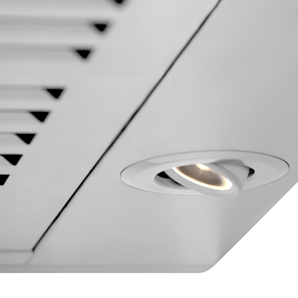 ZLINE 48 in. CrownSound™ Ducted Vent Wall Mount Range Hood in Stainless Steel with Built-in Bluetooth Speakers (KBCRN-BT-48)