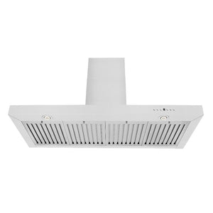 ZLINE 30 in. Convertible Vent Wall Mount Range Hood in Stainless Steel (KE-30) front, under.