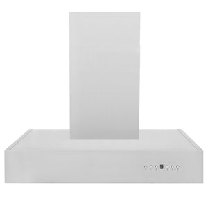 ZLINE 30 in. Convertible Professional Wall Mount Range Hood in Stainless Steel (KECOM-30) front.