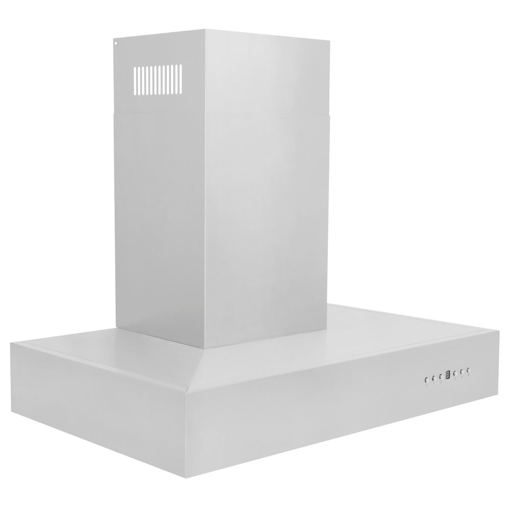 ZLINE 30 in. Convertible Professional Wall Mount Range Hood in Stainless Steel (KECOM-30) side.
