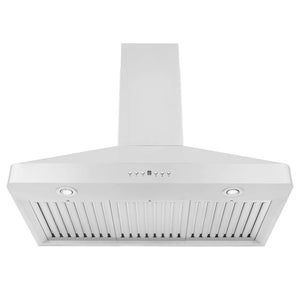 ZLINE 36 in. Convertible Vent Wall Mount Range Hood in Stainless Steel (KF2-36) under.
