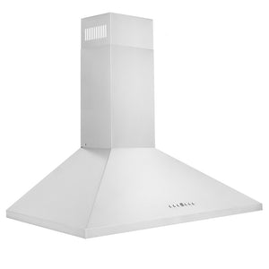 ZLINE 36 in. Convertible Vent Convertible Vent Wall Mount Range Hood in Stainless Steel (KL2-36) side.