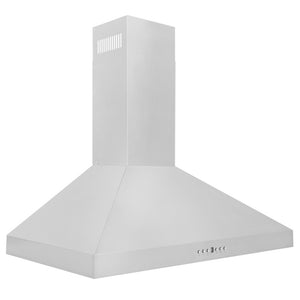 ZLINE 30 in. Convertible Vent Wall Mount Range Hood in Stainless Steel (KL3-30) side.