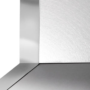 ZLINE 30 in. Designer Series Wall Mount Range Hood in Satin Stainless Steel with Mirror Accents (655MR-30)