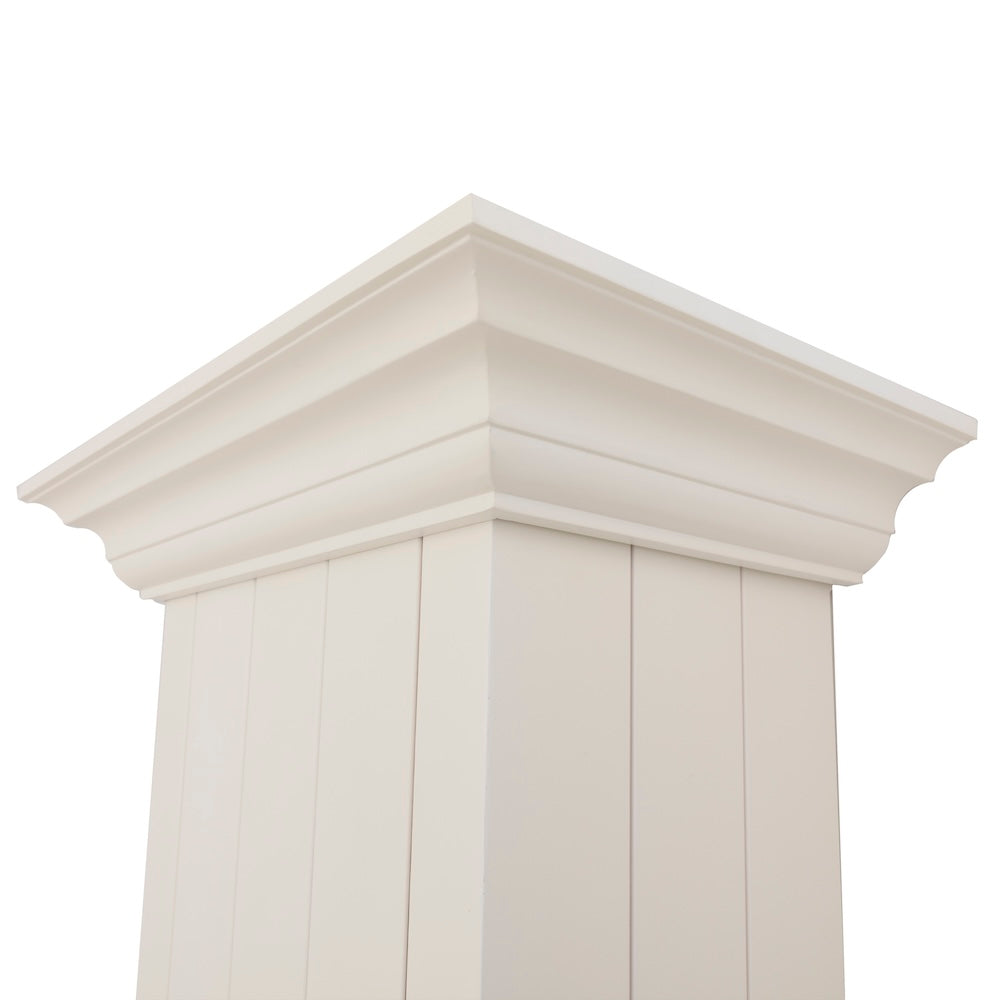 ZLINE 30 in. Ducted Vent Wooden Wall Mount Range Hood in Cottage White (KPTT-30)