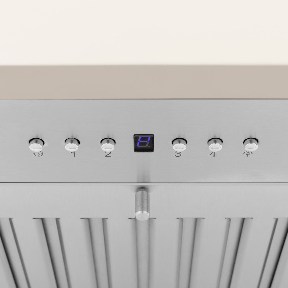 ZLINE 30 in. Ducted Vent Wooden Wall Mount Range Hood in Cottage White (KPTT-30)