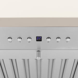 ZLINE 30 in. Ducted Vent Wooden Wall Mount Range Hood in Cottage White (KPTT-30)