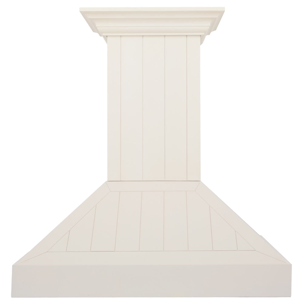 ZLINE 30 in. Ducted Vent Wooden Wall Mount Range Hood in Cottage White (KPTT-30)