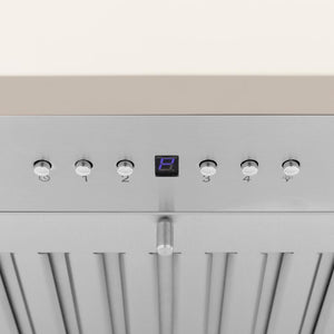 ZLINE 36 in. Ducted Vent Wooden Wall Mount Range Hood in Cottage White (KPTT-36)