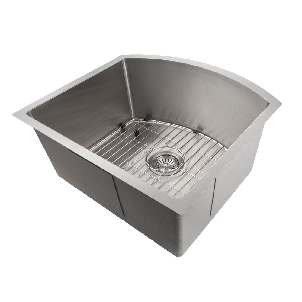 ZLINE Telluride 22 in. Undermount Single Bowl Stainless Steel Kitchen Sink with Bottom Grid (SCS-22)