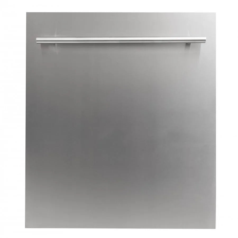 ZLINE 24 in. Top Control Dishwasher with Stainless Steel Panel and Modern Style Handle, 52dBa (DW-304-24) main image.