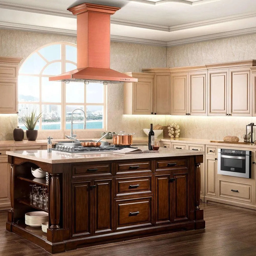 ZLINE Designer Series Island Mount Range Hood - Thumbnail 4
