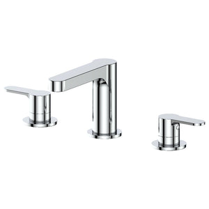 ZLINE Fallen Leaf Widespread Bath Faucet in Chrome (FLF-BF-CH)
