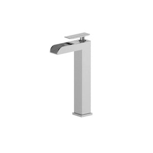 ZLINE Eagle Falls Waterfall Vessel Sink Single Handle Bath Faucet in Brushed Nickel (EAG-BF-BN) main image.