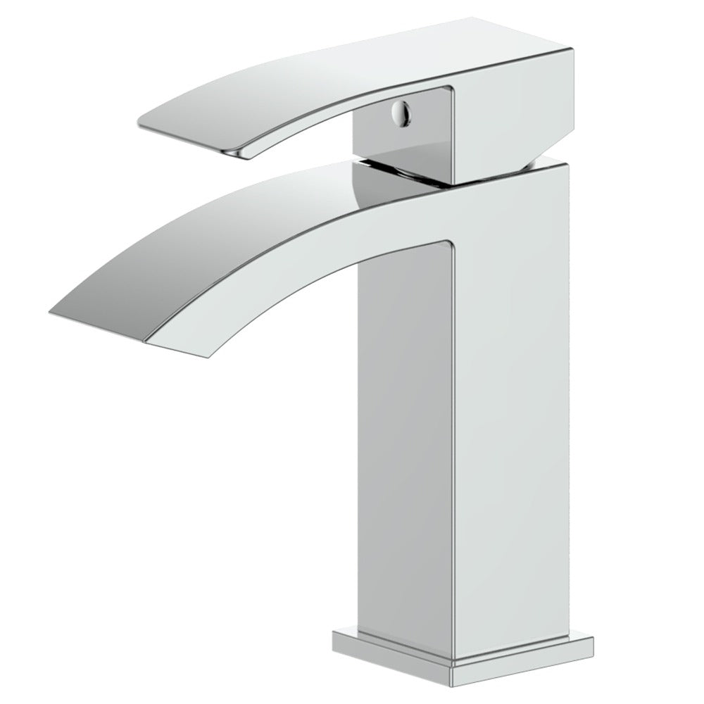 Zephyr Single Handle Bath Sink Faucet in Chrome (ZEP-BF-CH