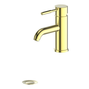 ZLINE Autograph Edition Aloha Single Handle Bath Faucet in Polished Gold (ALH-BF-PG) side.