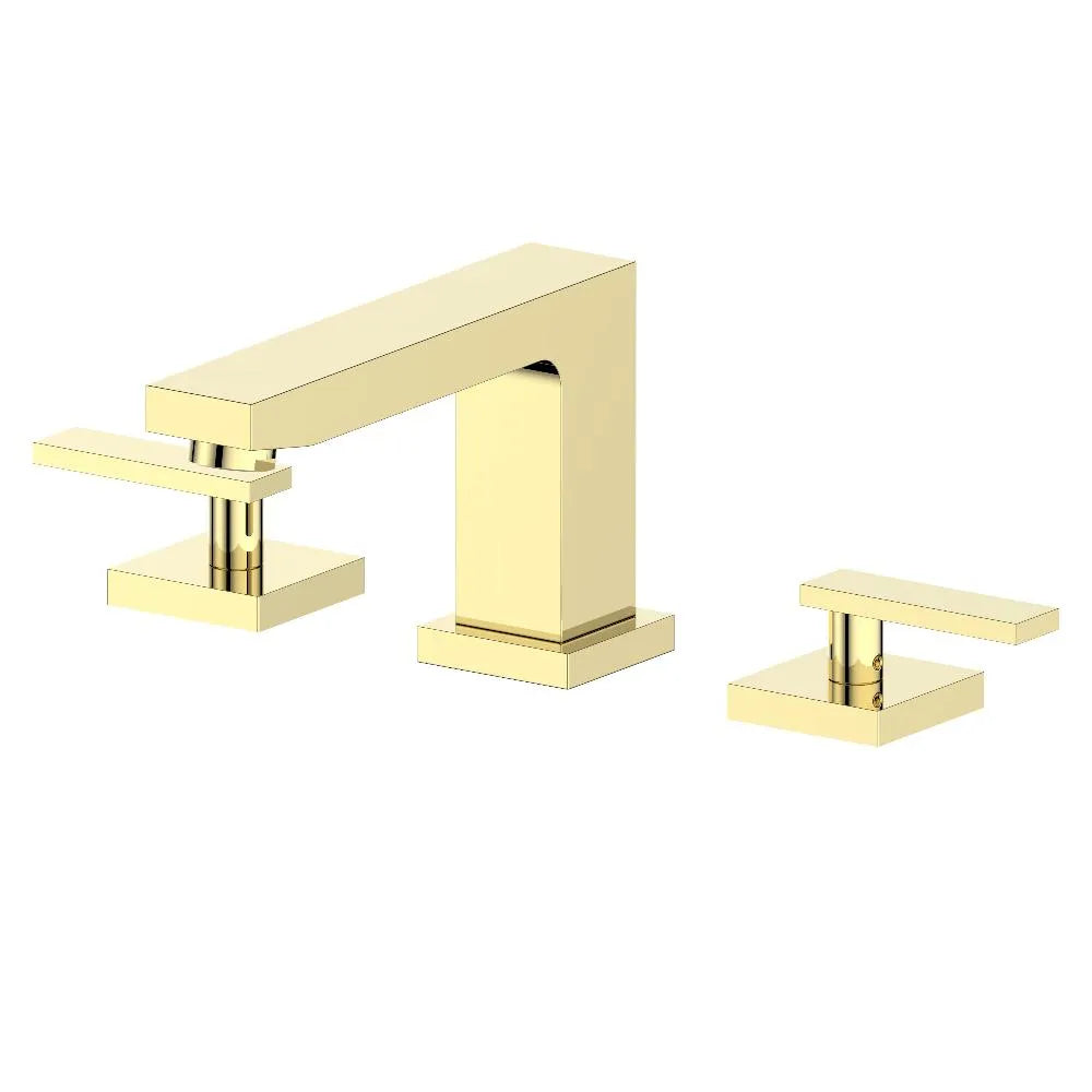 ZLINE Autograph Edition Crystal Bay Widespread Bath Faucet in Polished Gold (CBY-BF-PG) main image.